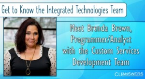 Get to Know the Integrated Technologies Team – Meet Brenda Brown