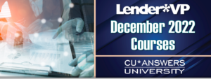 Check Out the Lender*VP University Courses for December!