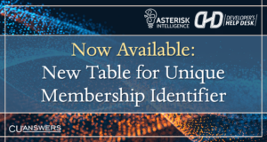 Now Available: New Table for Unique Membership Identifier