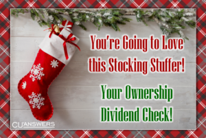 Ownership Dividend Checks are On the Way!