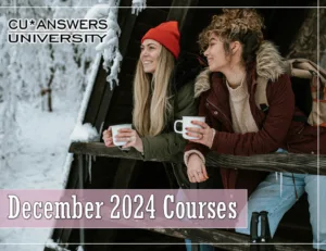 Take a Look at the CU*Answers University Courses for December!